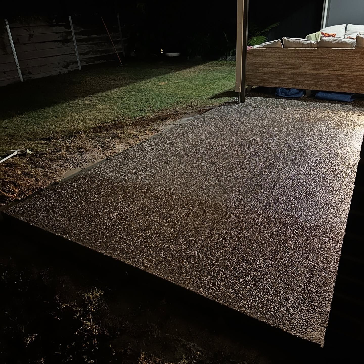 Exposed Aggregate Patio — Enhanced Concrete Services