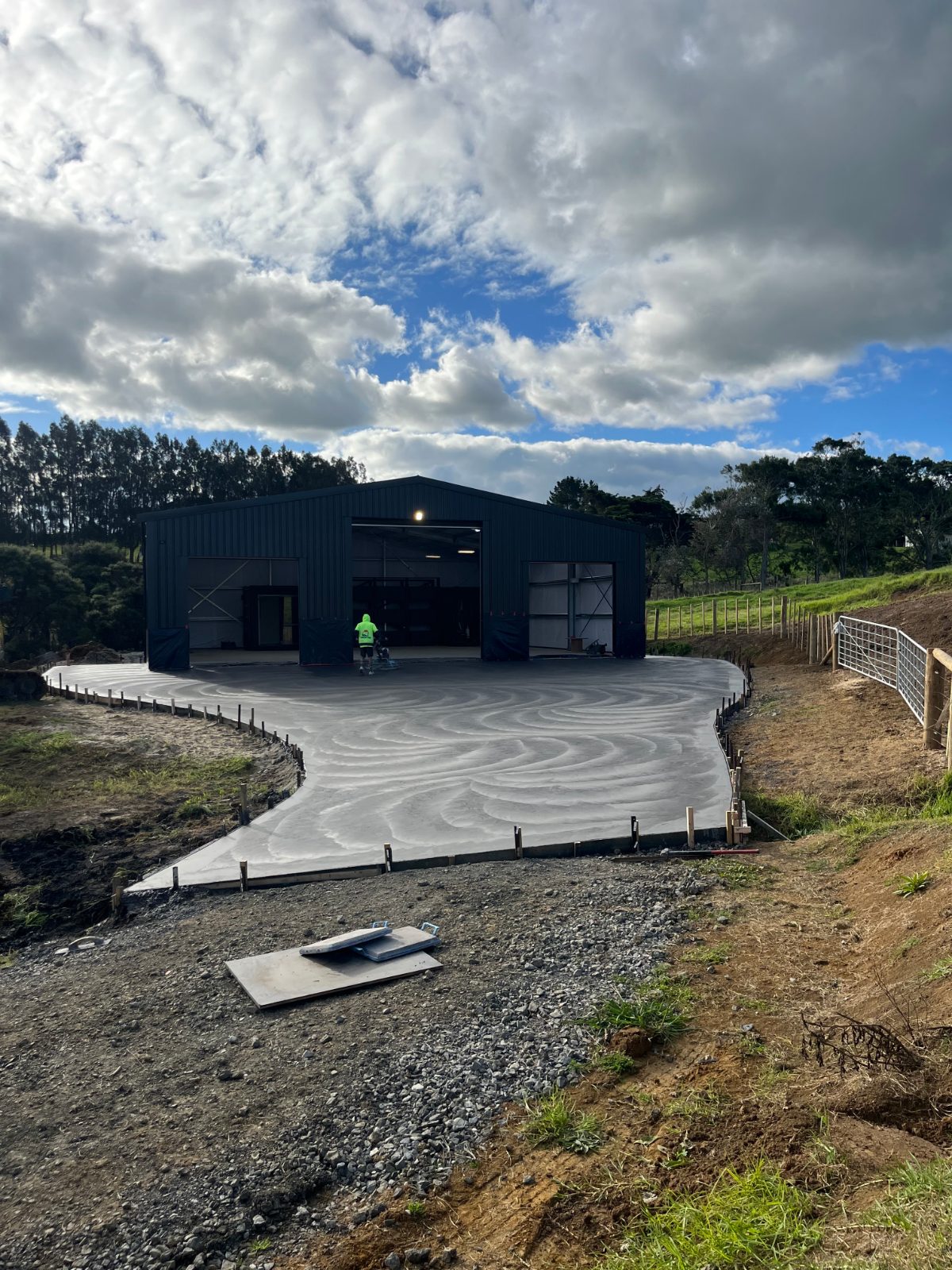 Shed Apron & Hardstand — Enhanced Concrete Services