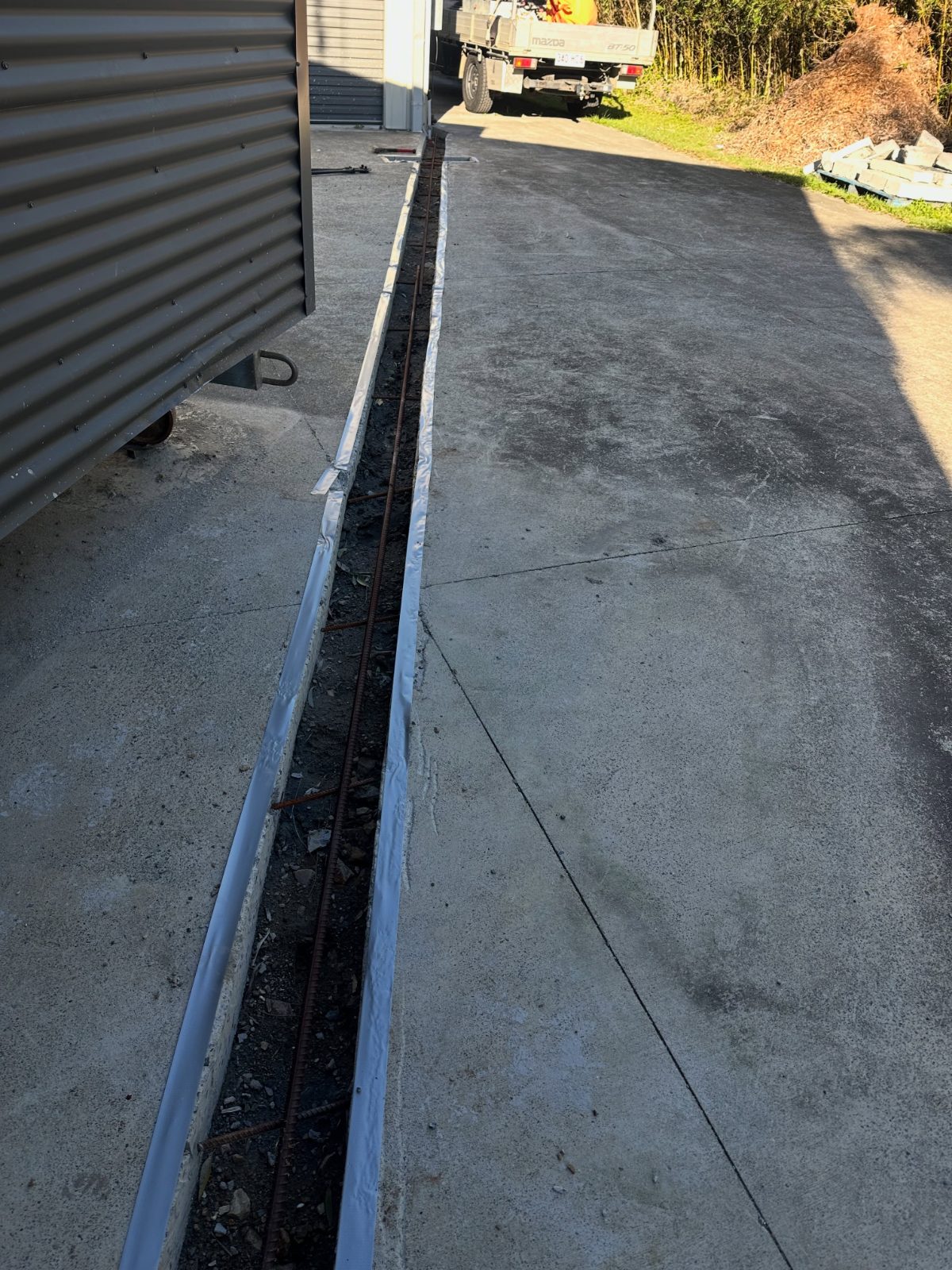 Driveway Extension Prep — Enhanced Concrete Services