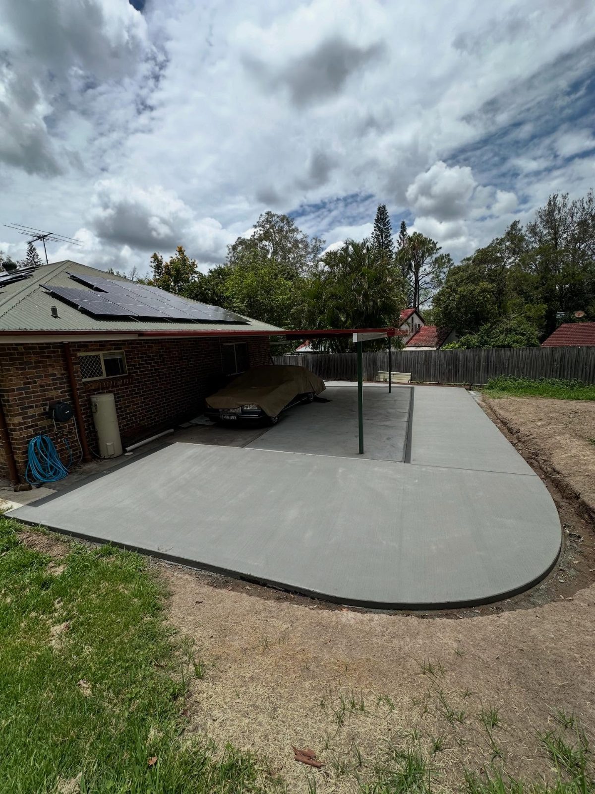 Carport Slab & Apron — Enhanced Concrete Services