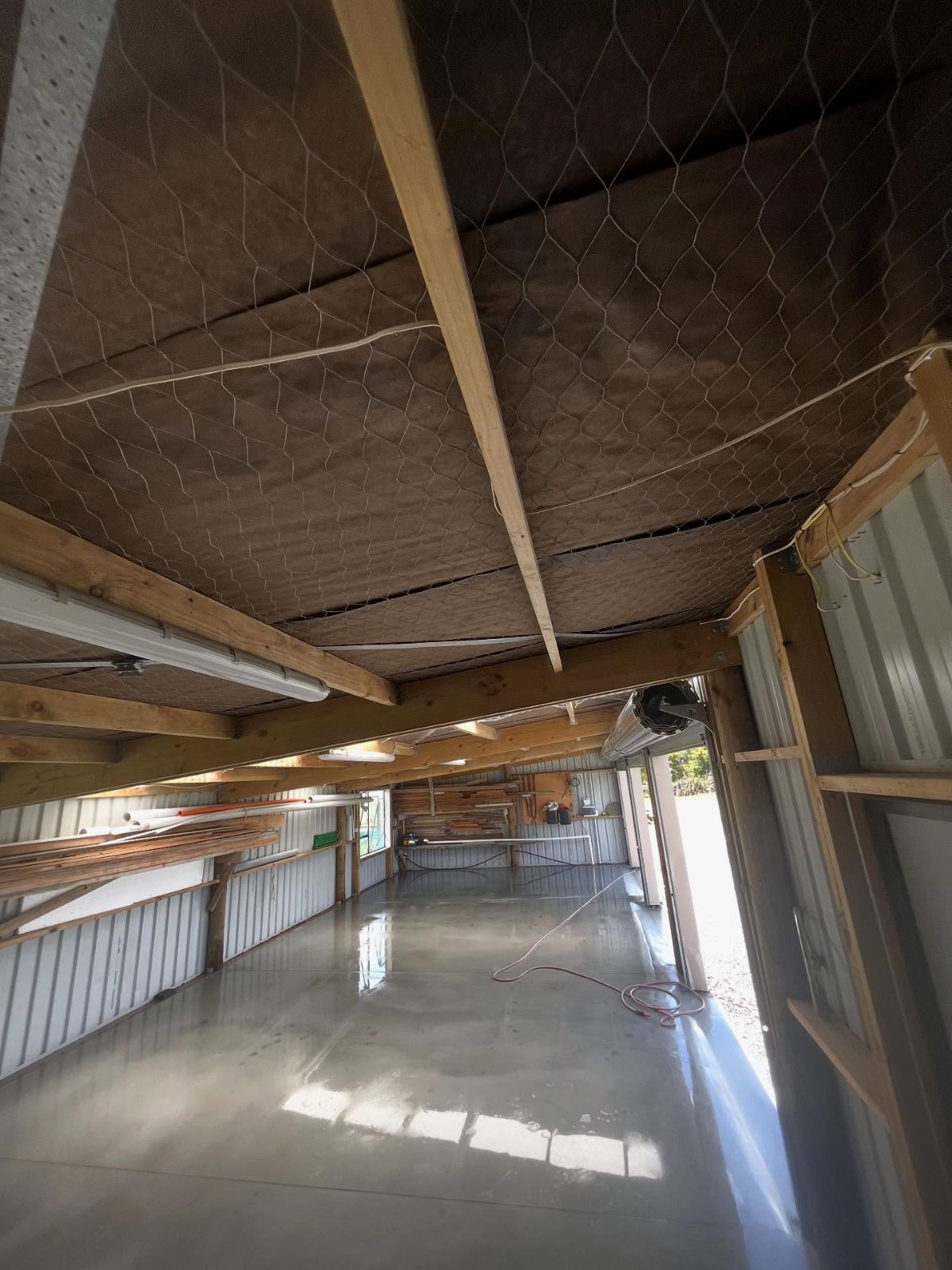 Shed Floor — Trowelled — Enhanced Concrete Services